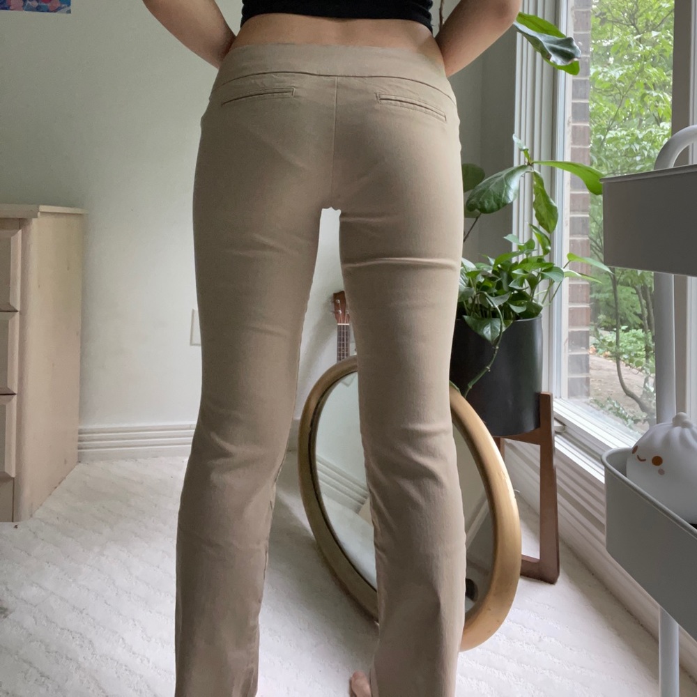 Y2k tan trouser pants!